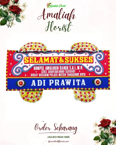 Karangan Bunga Ucapan Selamat di Sukawali